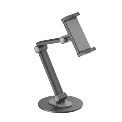 Image of PureMounts® Tablet Stand, 4.7 Inch to 12.9 Tablets, 360 Rotation, up 1 kg Load Capacity, Silicone Padding, Black