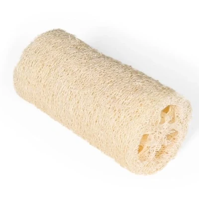 Image of Eco Bath London Natural Loofah 5 inch with String Premium Exfoliating Sponge, Shower Puff, Body Scrubber for Smooth and Radiant Skin