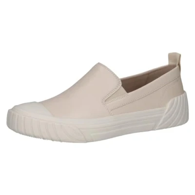 Image of CAPRICE Women&#039; 9 24752 42 Flat Slip on, Matte White, 3.5 UK