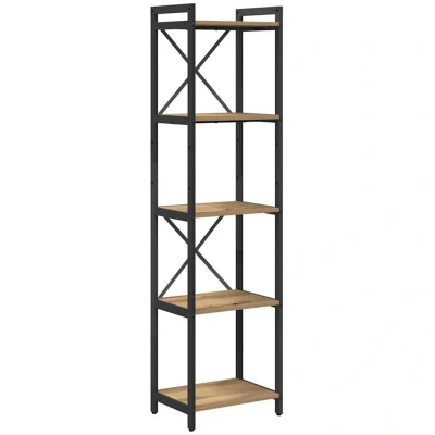 Image of vidaXL Bookcase Artisan oak 40 x 30 153 cm Engineered wood