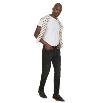 Image of Trendyol Man Normal Waist Skinny fit Jeans Schwarz