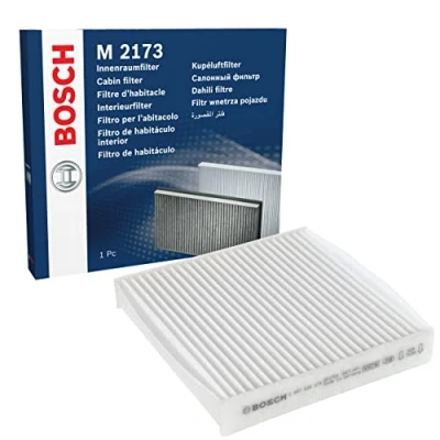 Image of 08975B4000100 Pollen Filter BOSCH 1 987 432 173 Particulate 178mm 185,5mm 29,5mm SUZUKI: SWIFT 3, 4, SX4 I Hatchback, FIAT: Sedici