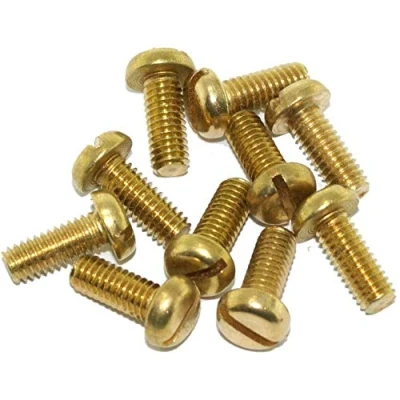 Image of M4 Brass Pan Head Box Lid Screw for Conduit Boxes 30mm,(1,5,10,20,50 Pack) (25)