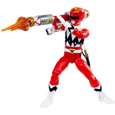 Image of Sinoeem Power Rangers Lightning Collection Lost Galaxy Red Ranger 6 Inch Premium Collectible Action Figure Toy with Accessories