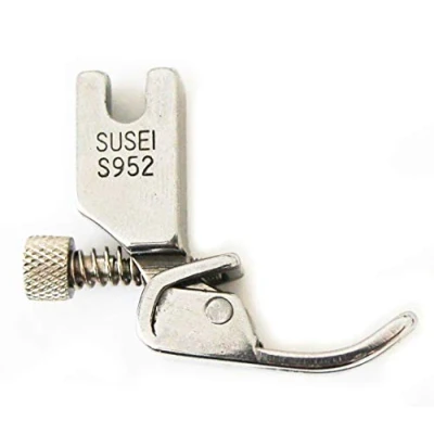 Image of HAND ® SUSEI S952 Industrial Sewing Machine Gathering, Shirring Foot, for Brother, Singer, Juki and More Ideal Machinist, Tailor Students Adjustable Tightness of the Gathering from Back Screw Sprung