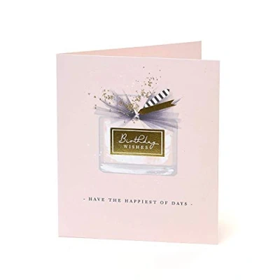 Image of UK Greetings Birthday Card for Her/Friend Perfume Bottle Design