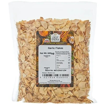 Image of Old India Garlic Flakes 500g
