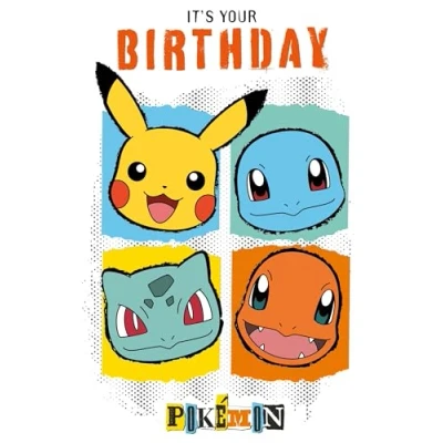 Image of Official Pokemon Birthday Card, It&#039;s Your