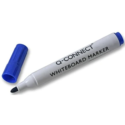 Image of Q Connect Marker Whiteboard 10PK Blue KF26036