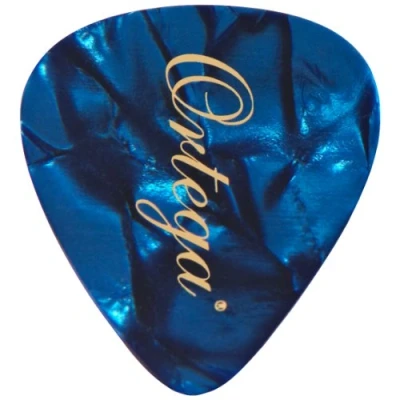 Image of Ortega Medium Picks Blue Pearl (Pack of 10)