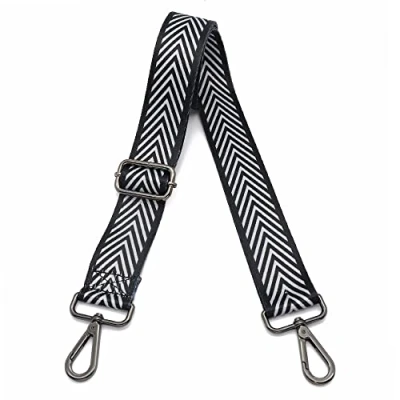 Image of Kolti Purse Strap Replacement Crossbody Handbag Stripe Wide Adjustable, Gun Buckle 232