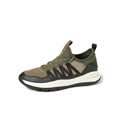 Image of Timberland Boroughs Project Chunky Sneaker, Men&#039;s Low Top, Dark Green Suede, 10 UK (44.5 EU)
