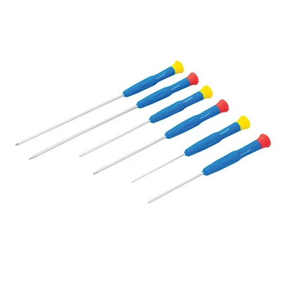 Image of Silverline Extra Long Precision Screwdriver Set 6pce