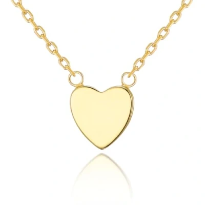 Image of Philip Jones Gold Plated Heart Necklace