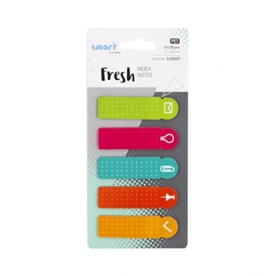 Image of smart by Leviatan Fresh Adhesive Strips Page Marker Index Film Text PET 12 x 45 mm 5 25 Info