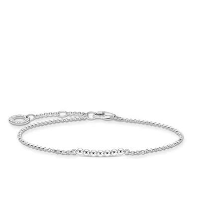 Image of Thomas Sabo Sterling Silver Ball Bracelet 16 19cm Length