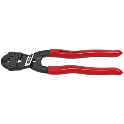 Image of KNIPEX 71 31 200 Tools Cobolt Compact Bolt Cutter with Notched Blade (7131200), 8 Inch