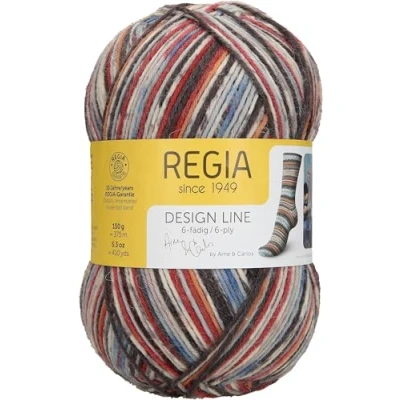 Image of Regia Schachenmayr 6 Thread Color, 150G fall night Handknitting Yarns