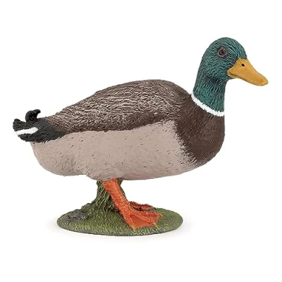 Image of Papo FARMYARD FRIENDS Animals Figurine, 51155 Mallard Duck, Multicolour, Large