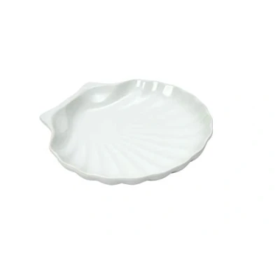 Image of Dexam Shell Dish White 23cm, Porcelain