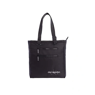 Image of DON ALGODON Women&#039;s Zoe Bag, Black/White, Bolso Shopper