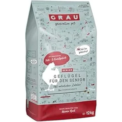 Image of GRAU the original Dry food for dogs Senior Poultry (1 x 12 kg)