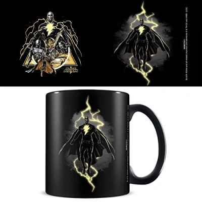 Image of Pyramid International DC Comics Black Adam Mug (Black Lightning Design) in Presentation Gift Box Official Merchandise