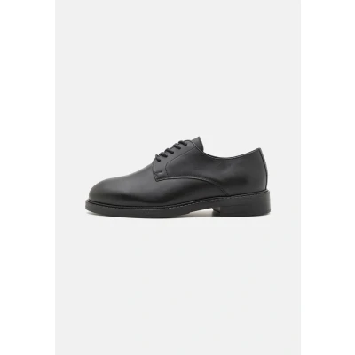 Image of Selected Homme Slhblake Derby SHOE Smart laceups, Men&#039;s, Size: 6, Black Leather