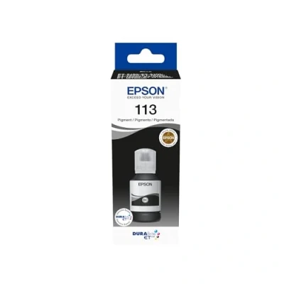 Image of Epson EcoTank 113 Black Genuine Ink Bottle, 127 ml