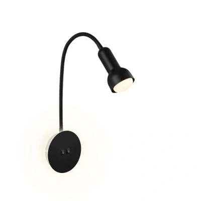 Image of Briloner 2178015 LED wall lamp, double switch, black
