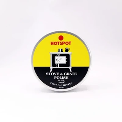 Image of HOTSPOT BLACK STOVE &amp; GRATE POLISH TIN 170g