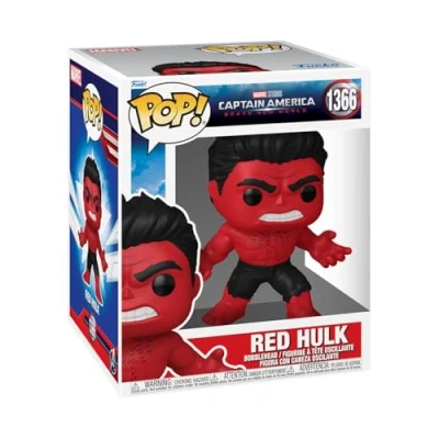 Image of Funko POP! Super: Captain America: Brave New World Red Hulk Collectable Vinyl Figure Gift Idea Official Merchandise Toys for Kids &amp; Adults Movies Fans Model Collectors