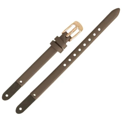 Image of Fossil Watch Strap 08 mm Leather Brown ES 3862 LB ES3862