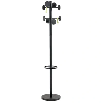Image of Alba Coat Stand, Metal, Black, One Size, PMSTAN3N