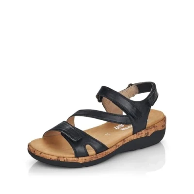 Image of Remonte Women&#039;s R6850 Sandal, Black (Black 01), 5 UK