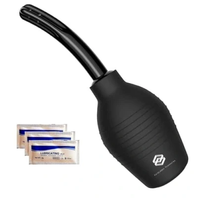 Image of Enema Bulb Kits Clean Anal Douche Men Women for Colonic Vaginal Cleaning Safe Comfortable Kit 310ml