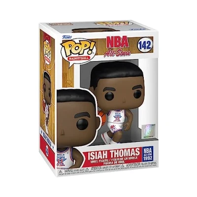 Image of Funko POP! NBA Legends Isiah Thomas (White All Star Uni 1992) Collectable Vinyl Figure Gift Idea Official Merchandise Toys for Kids &amp; Adults Sports Fans Model Collectors