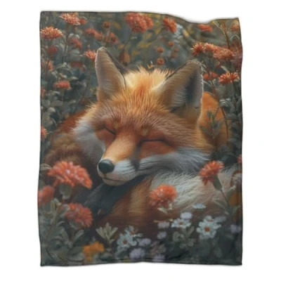 Image of QIACVYDKZ 3D Printed Pattern Cute Animals Fleece Throw Blanket for Adult Children,Colorful Design Bed Blanket,Soft Warm Bedding Couch 40x50inch(100x130cm)