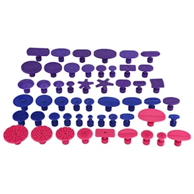 Image of 52Pcs Puller Tabs Dent Slide Hammer Car Auto Body Paintless Repair Tool Kit for Removal,