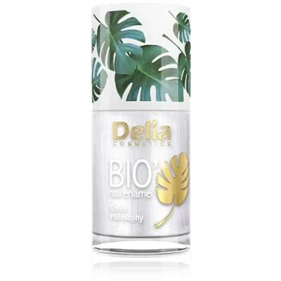 Image of Delia Cosmetics Bio Green Nail Polish ROSE Vegan Friendly Perfect Opacity and Shine Easy Fast Application Natural Ingredients Long Lasting Color up to 6 Days 11ml