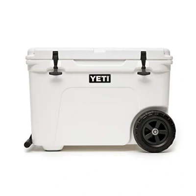 Image of YETI Tundra Haul Portable Wheeled Cooler, White