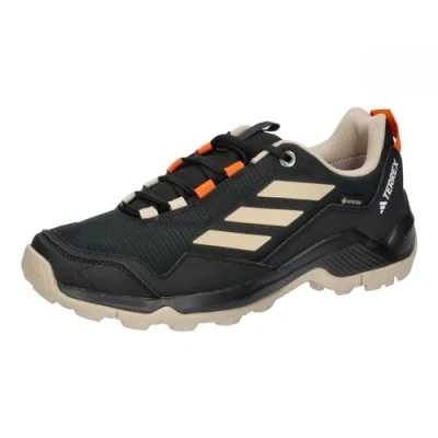 Image of Adidas Terrex Eastrail Goretex Hiking shoes, Women&#039;s, Size: 4, Core black/wonder beige/semi impact orange Textile/synthetics