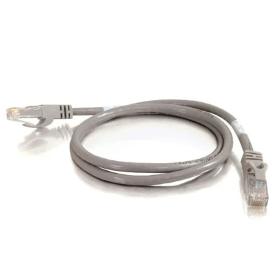 Image of C2G 89900 0.5M Grey CAT6A Ethernet Gigabit Lan Network Cable (RJ45) Nickel plated and Copper Braided Patch UTP