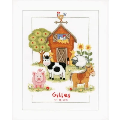 Image of Vervaco Counted Cross Stitch at TH Farm, Multi, One Size