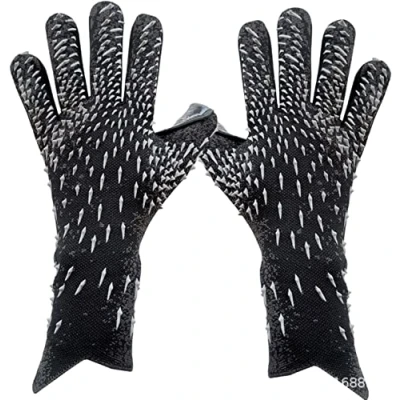 Image of Salagt Goalkeeper Goalie Gloves, Youth Adult Kids Soccer Football Gloves with Strong Grip and Finger Protection to Prevent Injuries(Color:a, Size:10)