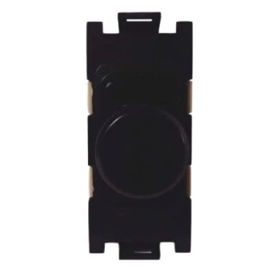 Image of Deta G3526BK LED Grid Dimmer Switch Module 2 Way 250 Watt Black