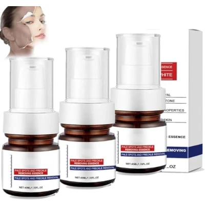 Image of 3 Pcs Whitening and Freckle Removing Essence, Anti Spot Serum, Vitamin C Dark Correcting Serum for Face, Magic Cream