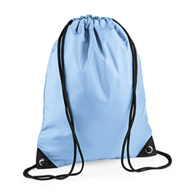 Image of BagBase BG10 Premium Gymsac Sky Blue
