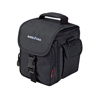 Image of RIXENKAUL Rixen &amp; Kaul Mini Allrounder Handlebar Bag Black, 15 x 18 12 cm, 3.5 liters