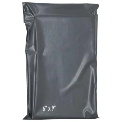 Image of 60 Mailing Postal Self Seal Closure Plastic Bags 6 x 9 Inch Envelopes for Posting Clothes, Postal, Packaging, Shipping Tempered Proof, Secure Medium Postage Mixed Sizes Grey
